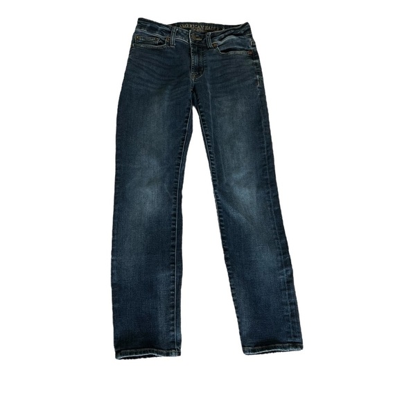 American Eagle Jeans Women's Size 26x28 Flex Skinny Blue Denim Medium Wash - Picture 1 of 9